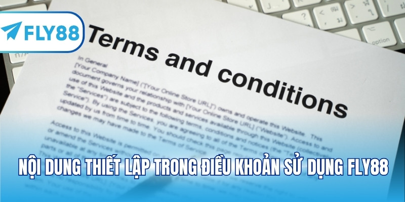 Nội dung thiết lập trong điều khoản sử dụng FLY88